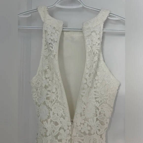 Lulus Ivory Lace Mini Dress - Picture 2 of 6